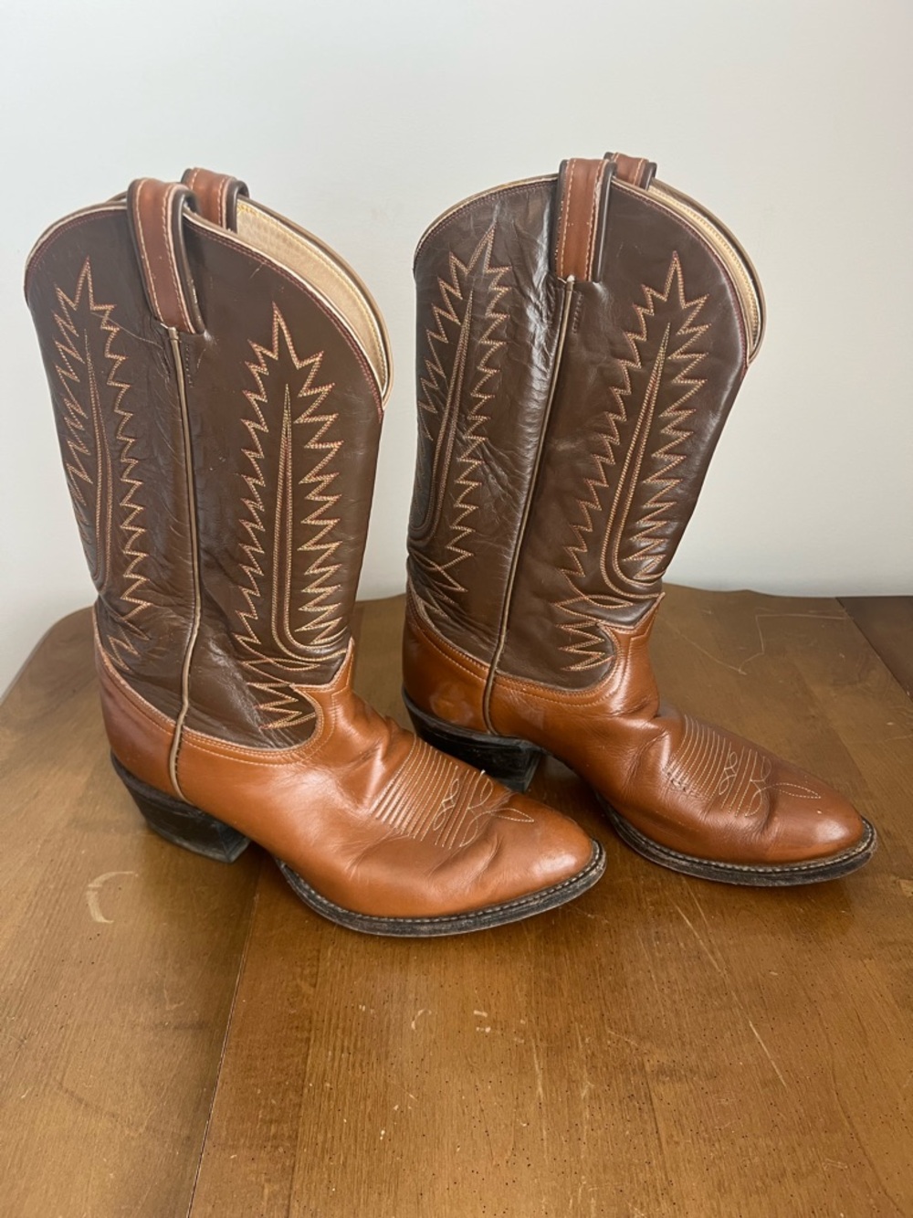 ⭐️ Vintage Tony Lama Gold Label Cowboy Boots | USA Made | 1970s | Men’s 10.5
